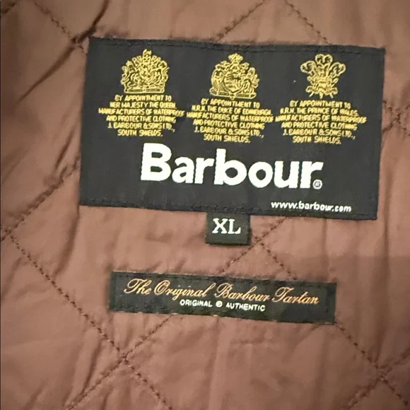 NWT Barbour Checkered Brown Raincoat for Men - Picture 7 of 9